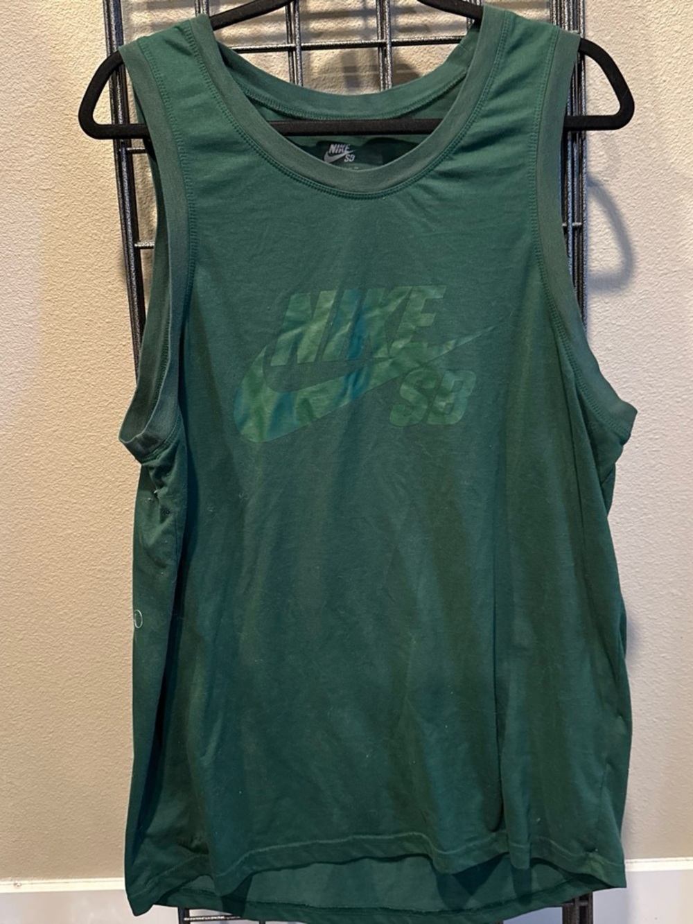 Nike SB Green Logo Tank Top